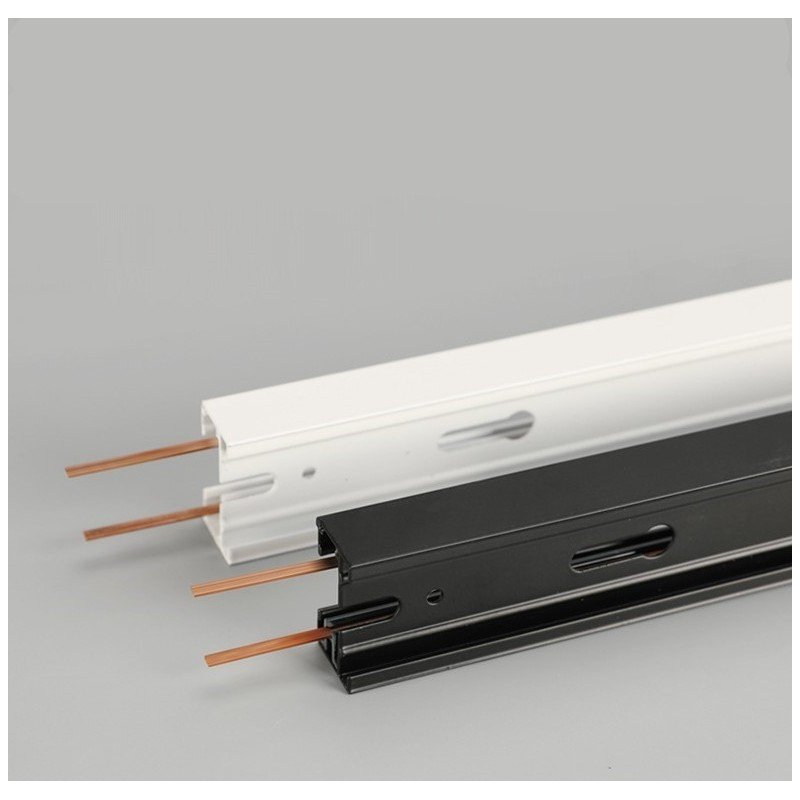 Rail monophasé en saillie pour spots LED - 1 mètre