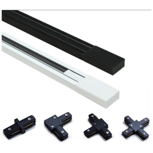 Rail monophasé en saillie pour spots LED – 2 mètres