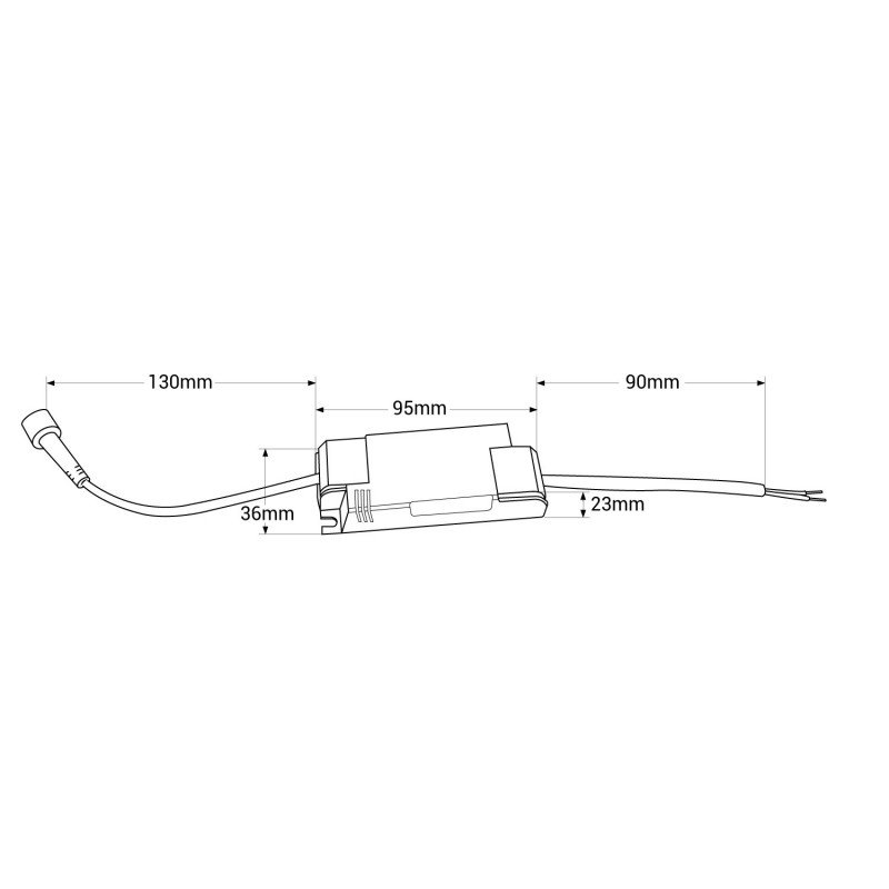Spot LED encastré rectangulaire 20W – UGR18 – Pour Placo