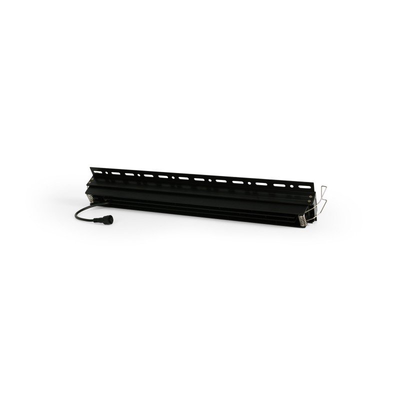 Spot LED encastrable linéaire 30W pour placo – UGR18 - IRC90 – Noir