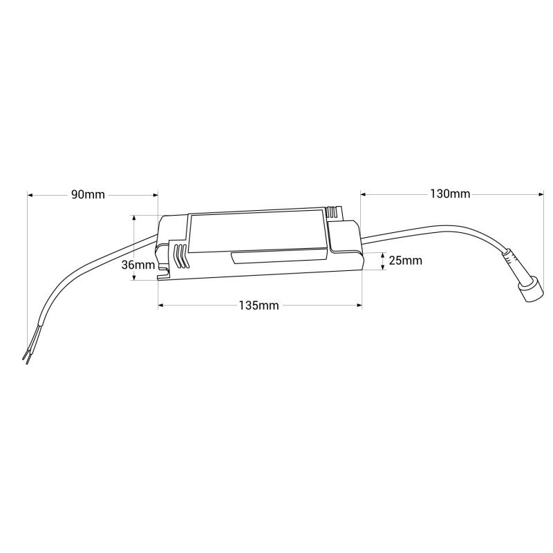 Spot LED encastrable linéaire 30W pour placo – UGR18 - IRC90 – Noir