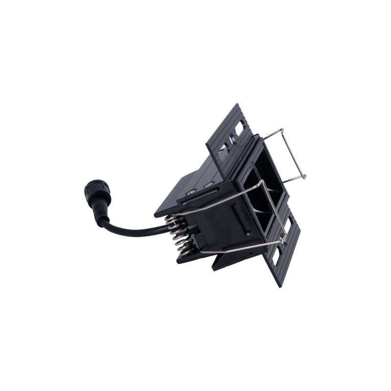 Spot LED encastrable pour intégration placo - 4W - UGR18 - IRC90 - Noir