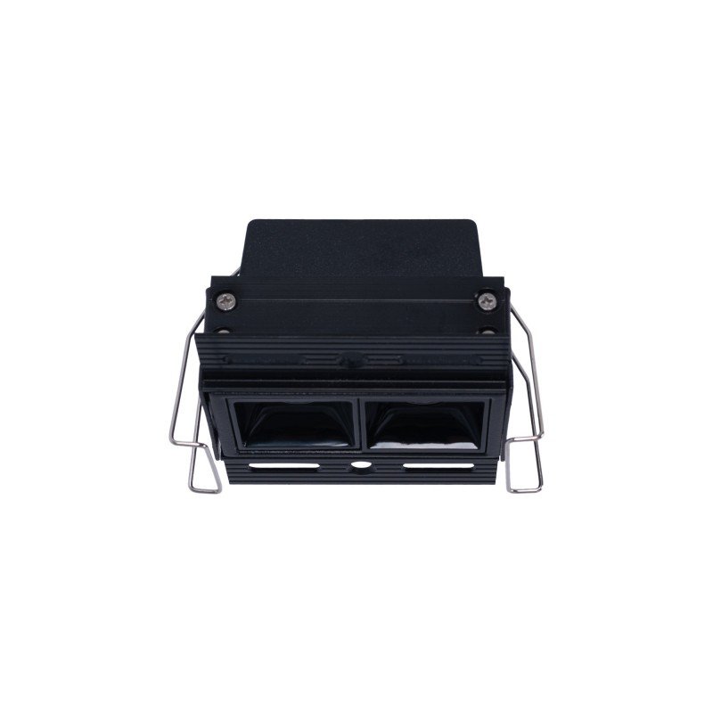 Spot LED encastrable pour intégration placo - 4W - UGR18 - IRC90 - Noir
