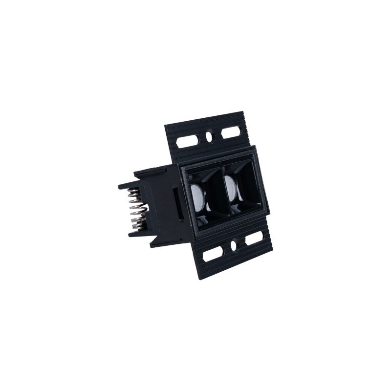 Spot LED encastrable pour intégration placo - 4W - UGR18 - IRC90 - Noir