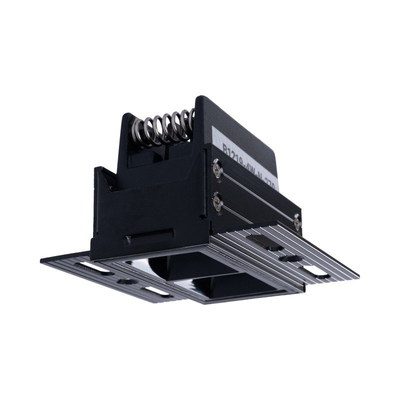 Spot LED encastrable pour intégration placo - 4W - UGR18 - IRC90 - Noir