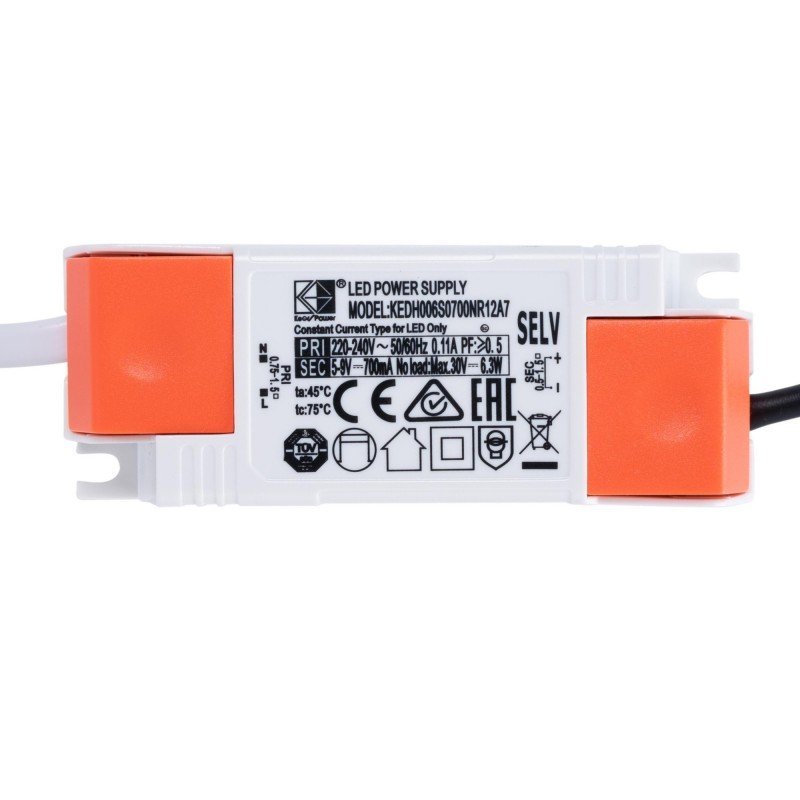 Spot LED encastrable pour intégration placo - 4W - UGR18 - IRC90 - Noir