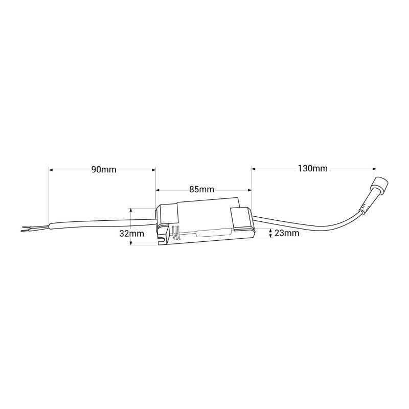 Spot LED encastrable pour intégration placo - 4W - UGR18 - IRC90 - Noir