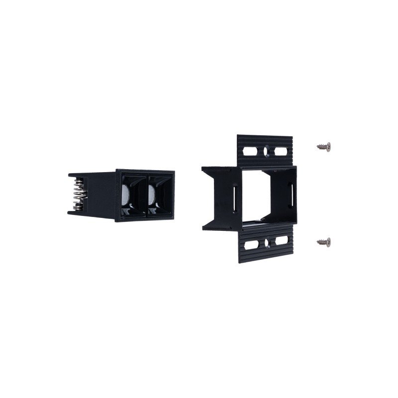 Spot LED encastrable pour intégration placo - 4W - UGR18 - IRC90 - Noir