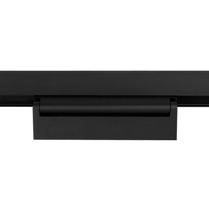 Spot LED linéaire orientable sur rail magnétique 48V - 12W - 2800K - Puce OSRAM - UGR18 - Noir