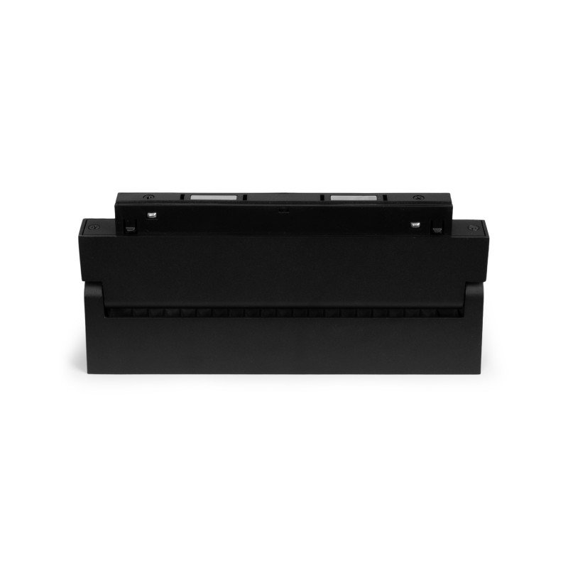 Spot LED linéaire orientable sur rail magnétique 48V - 12W - 2800K - Puce OSRAM - UGR18 - Noir
