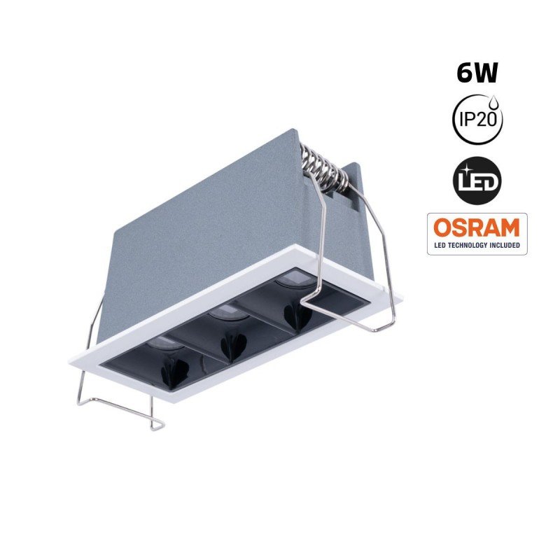 Spot LED encastrable 6W – Ultra confort UGR18