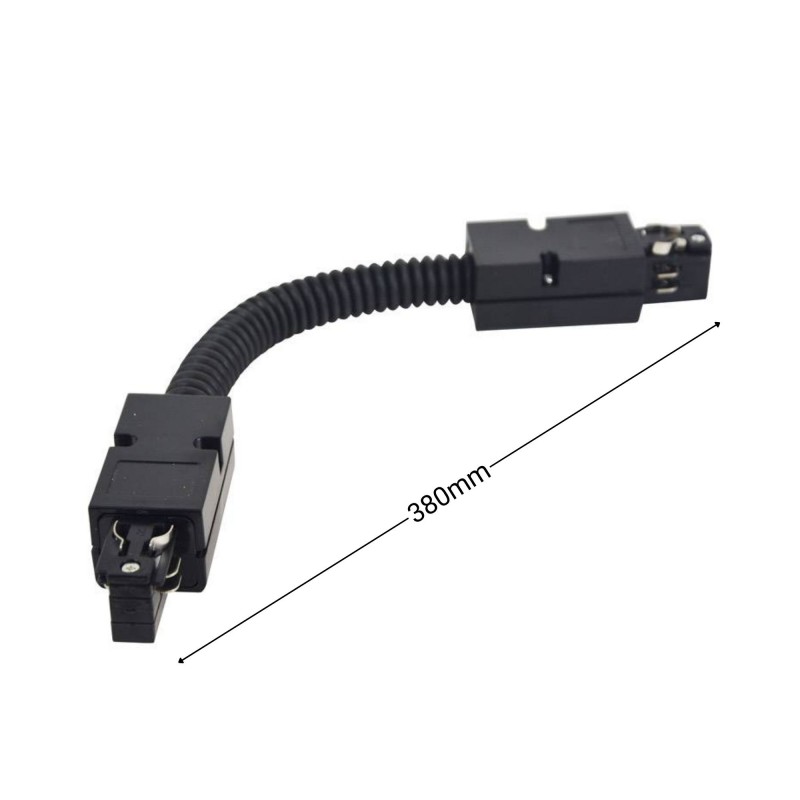Union flexible rail triphasé – Accessoire flexible – Installation complexe LED 2 Union flexible rail triphasé – Accessoire flexible – Installation complexe LED