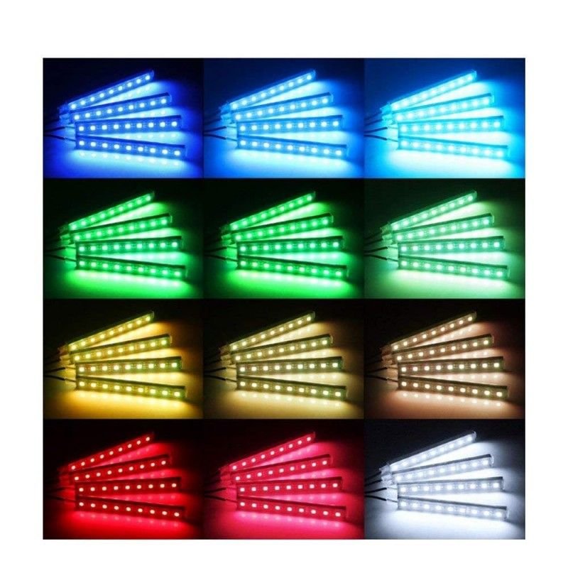 Kit LED Voiture RGB 12V – Contrôle Mobile Ultra – Ambiance Auto