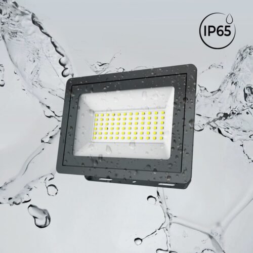 Projecteur LED extérieur Slim 50W – Puissant 4900 lm