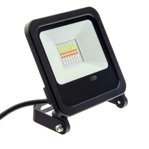 Projecteur LED RGB 30W – Certifié IP65 – Télécommande