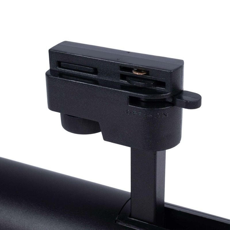 Projecteur LED sur rail monophasé - CCT lumière réglable sur 3 tonalités de 3000K à 6500K - 10W - IRC 90 - Driver KGP - Noir
