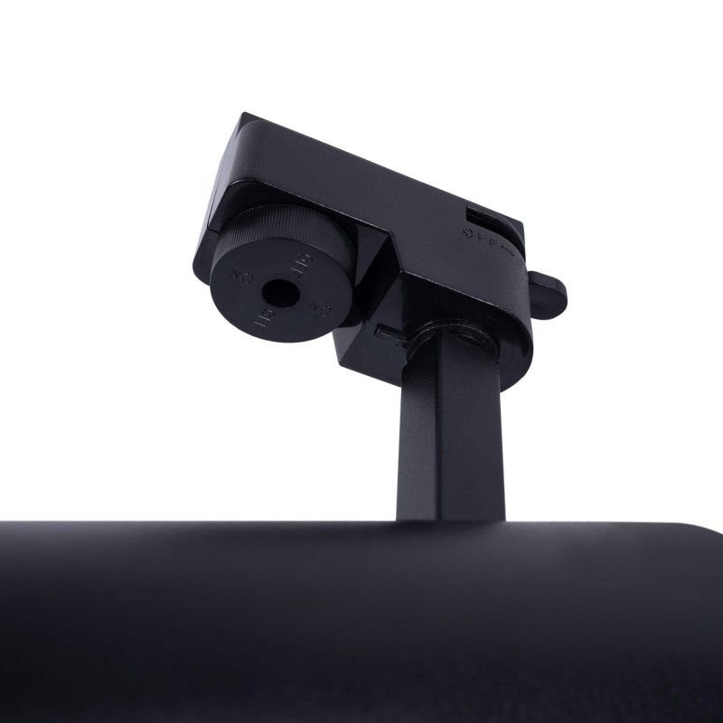 Projecteur LED sur rail monophasé - CCT lumière réglable sur 3 tonalités de 3000K à 6500K - 10W - IRC 90 - Driver KGP - Noir