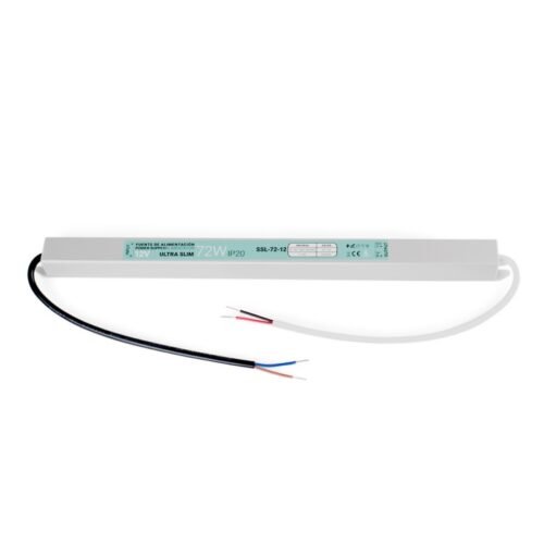 Alimentation LED extra plate 12V – 72W – IP20