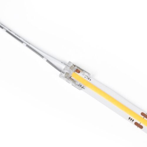 Connecteur départ ruban LED COB 10mm – sans soudure