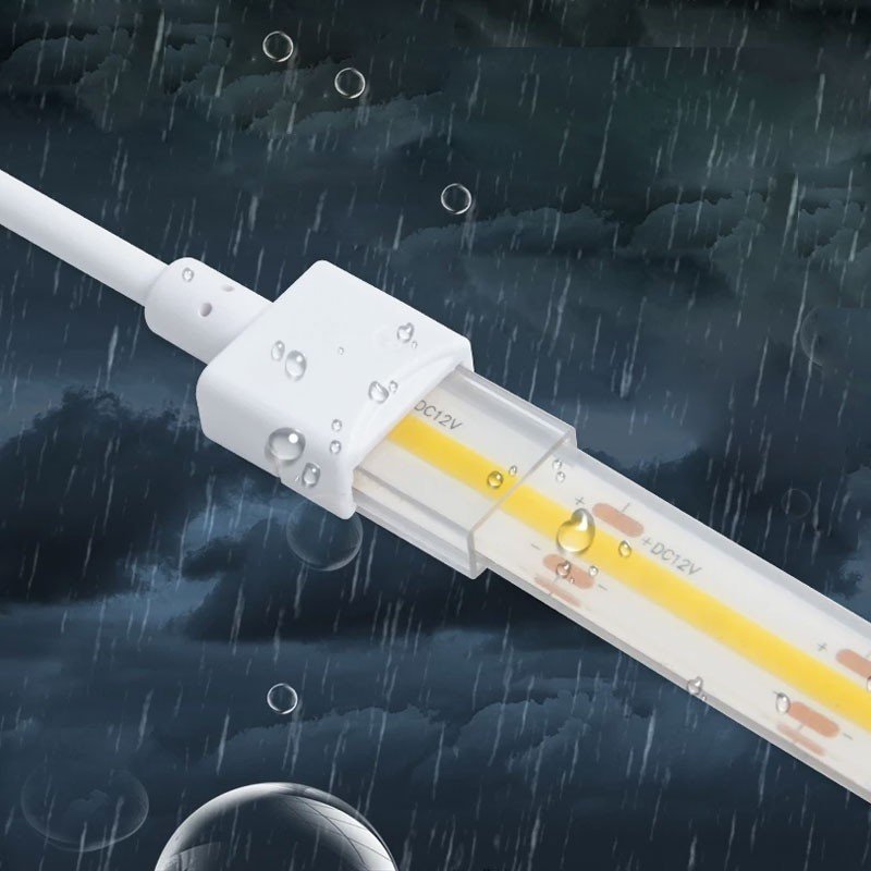 Connecteur Étanche Ruban LED 10mm 2 Pins – IP68