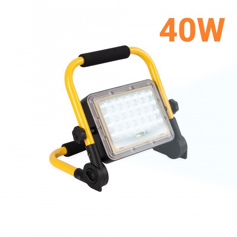 Projecteur LED chantier 40W – Puissant IP65 – Portable Pro-thumb