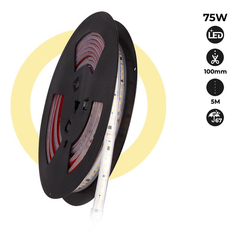Ruban LED 230V 75W – Haute performance IP67 – Extérieur -thumb
