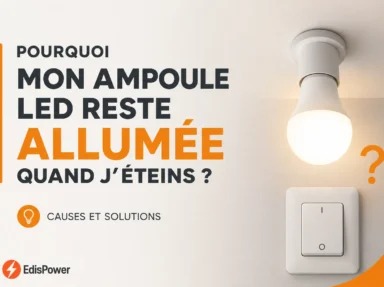 Accueil 52 Pourquoi mon Ampoule LED reste Allumée après Extinction ?Causes et Solutions 2026