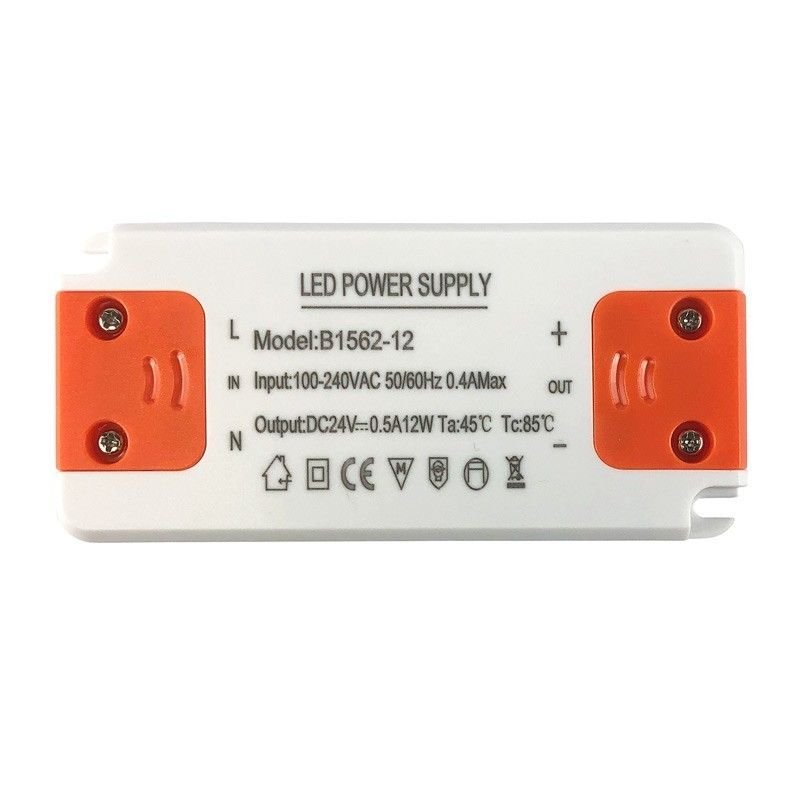 Alimentation LED 24V 12W – Ultra Extra Plate – IP20 2 Alimentation LED 24V 12W – Ultra Extra Plate – IP20 – Image 2