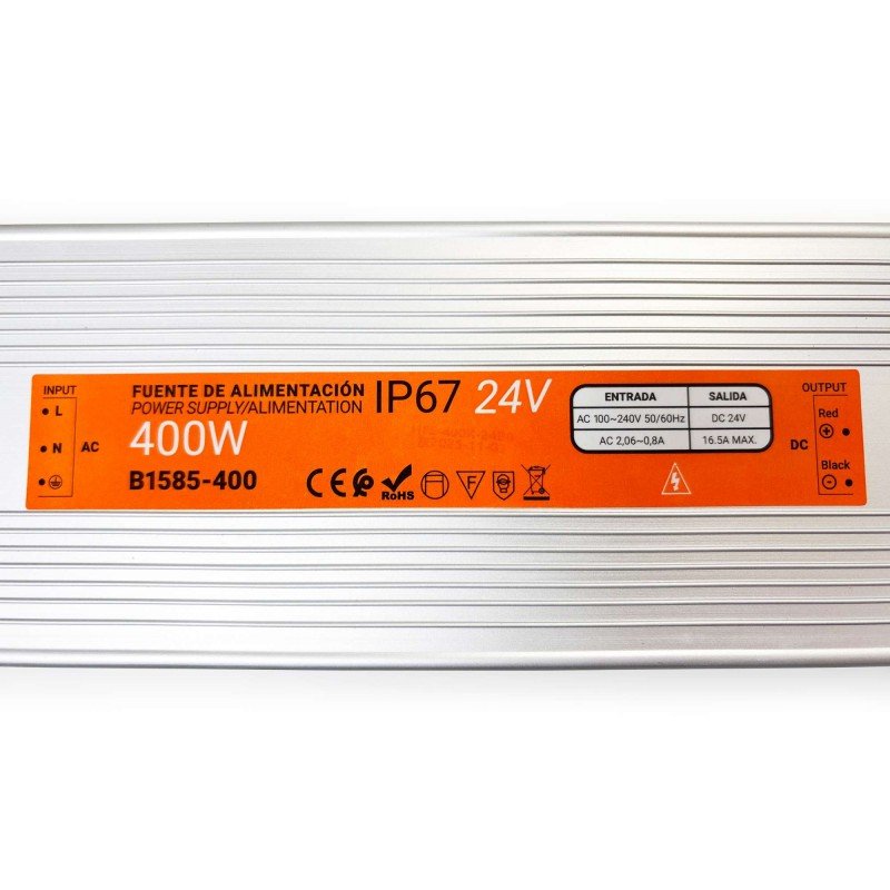 Alimentation compacte 400W 24V - 16,5 A - étanche IP67 2 Alimentation compacte 400W 24V - 16,5 A - étanche IP67 – Image 2