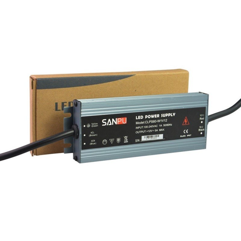 Transformateur 12V 60W - étanche IP67 2 Transformateur 12V 60W - étanche IP67