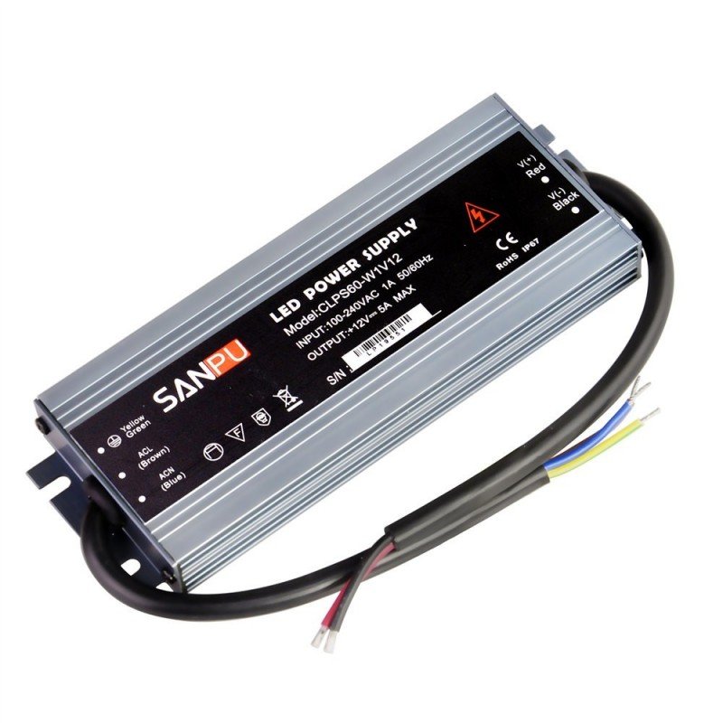 Transformateur 12V 60W - étanche IP67 3 Transformateur 12V 60W - étanche IP67