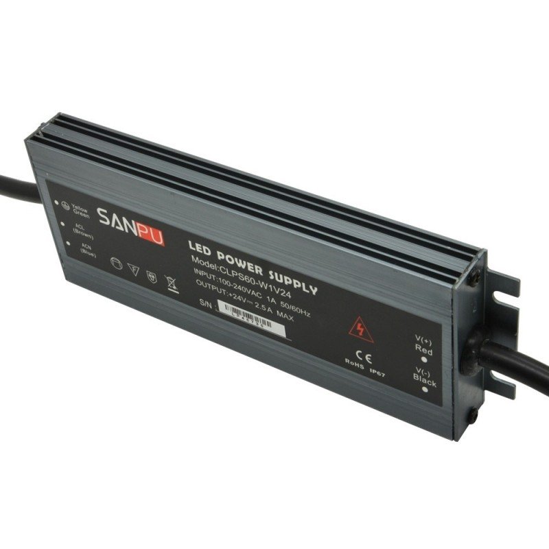 Transformateur LED 24V 60W – IP67 Garanti – Extérieur 4 Transformateur LED 24V 60W – IP67 Garanti – Extérieur