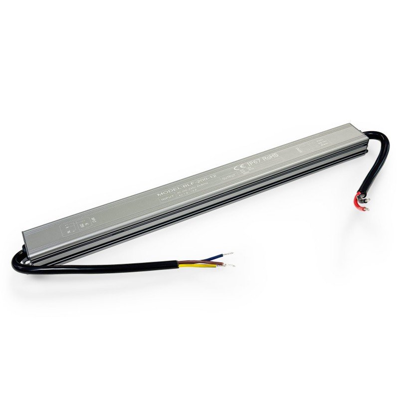 Alimentation Slim 200W - 12V - 16.5A - étanche IP67 2 Alimentation Slim 200W - 12V - 16.5A - étanche IP67 – Image 2