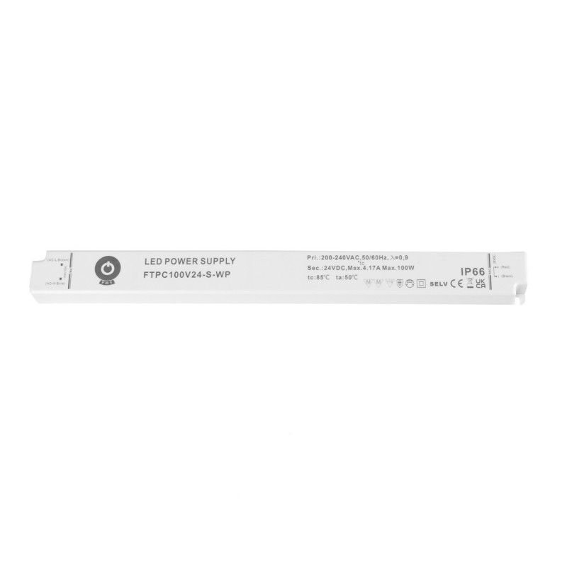 Alimentation LED 24V 100W – Ultra plate – Étanche IP66 3 Alimentation LED 24V 100W – Ultra plate – Étanche IP66