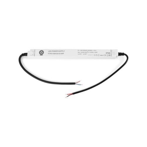 Alimentation LED 24V 100W – Ultra plate – Étanche IP66