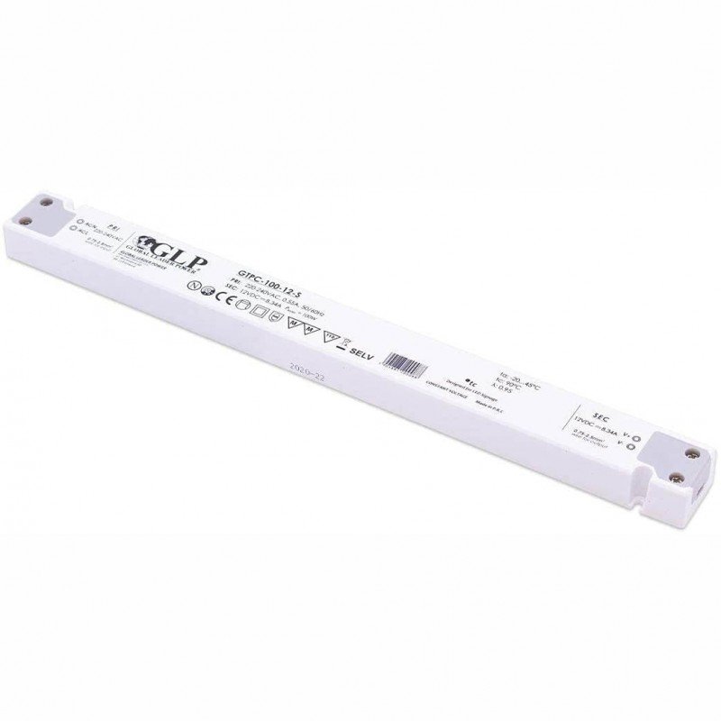 Alimentation LED 12V 100W – Ultra Extra Plate – Professionnel GPL 1 Alimentation LED 12V 100W – Ultra Extra Plate – Professionnel GPL