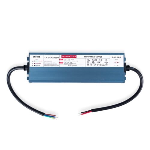 Alimentation LED 24V 150W extra-plate – 6.3A – Étanche IP67