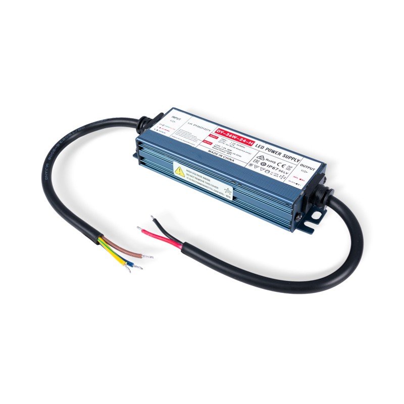 Alimentation LED 24V 36W extra-plate - 1.5A - Étanche IP67 3 Alimentation LED 24V 36W extra-plate - 1.5A - Étanche IP67 – Image 3