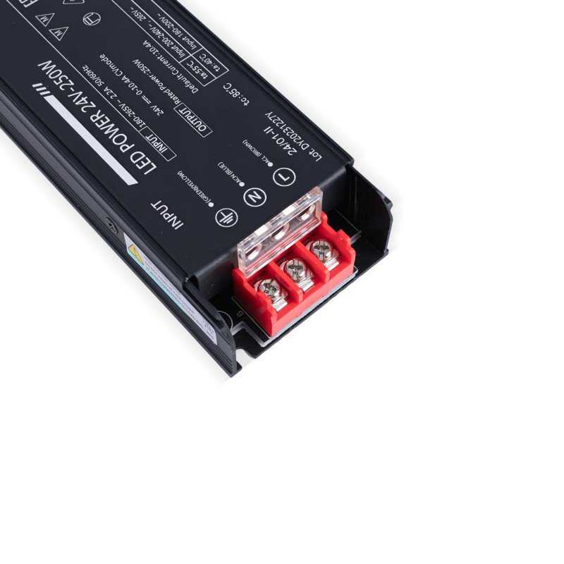 Alimentation LED 24V 250W extra-plate - 10.4A - IP20 8 Alimentation LED 24V 250W extra-plate - 10.4A - IP20 – Image 8