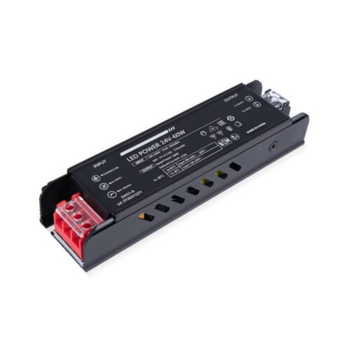 Alimentation LED 24V 60W extra-plate – 2.5A – IP20