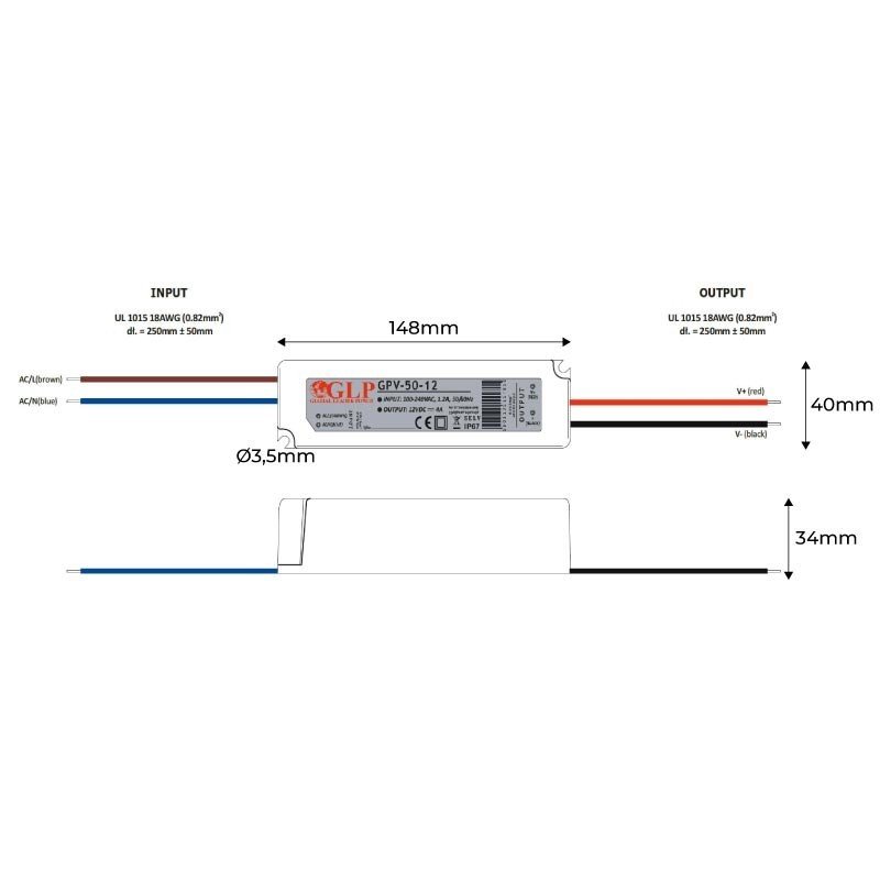 Alimentation LED 24V 50W – Haute performance IP67 – Extérieur 2 Alimentation LED 24V 50W – Haute performance IP67 – Extérieur