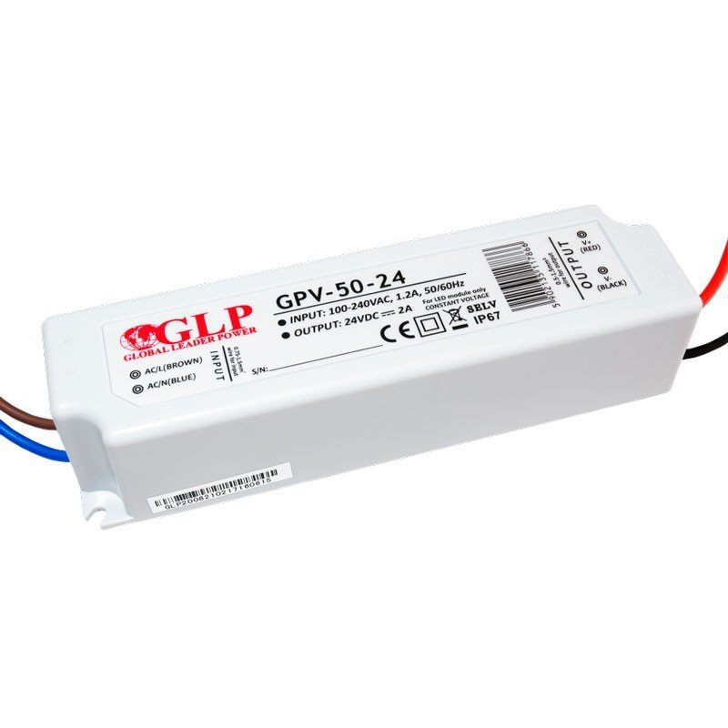 Alimentation LED 24V 50W – Haute performance IP67 – Extérieur 1 Alimentation LED 24V 50W – Haute performance IP67 – Extérieur