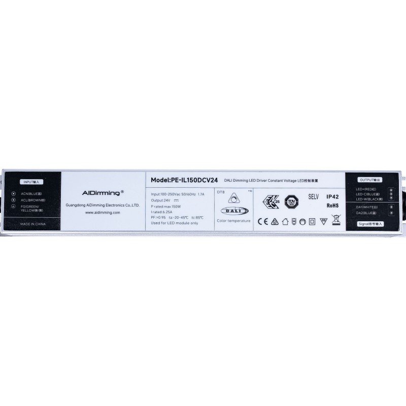 Alimentation LED dimmable DALI DT8 150W - 24V DC - 6,25A 2 Alimentation LED dimmable DALI DT8 150W - 24V DC - 6,25A – Image 2