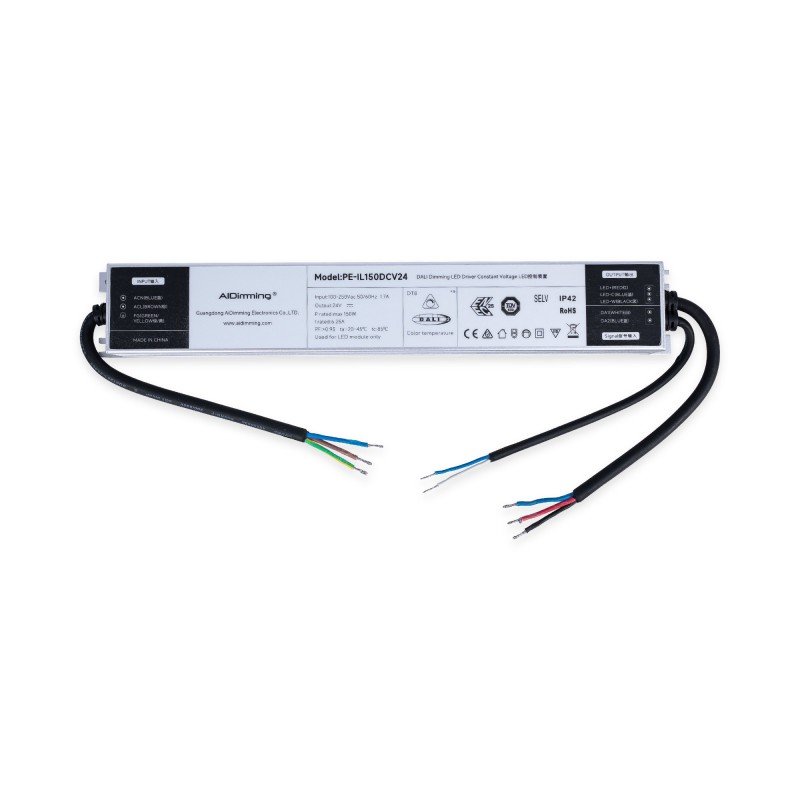 Alimentation LED dimmable DALI DT8 150W - 24V DC - 6,25A 1 Alimentation LED dimmable DALI DT8 150W - 24V DC - 6,25A