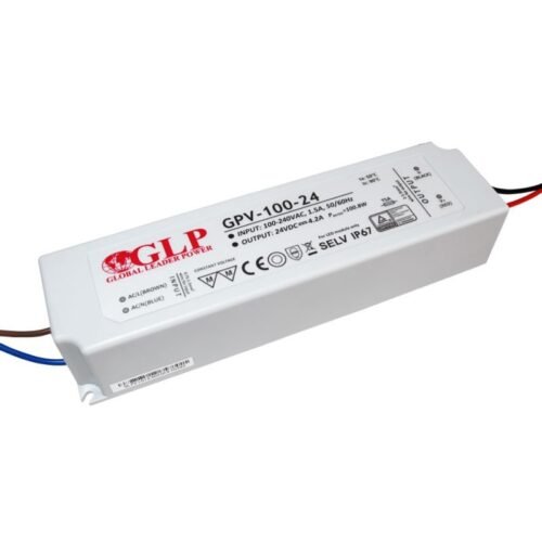 Alimentation LED 24V DC – 100W – étanche IP67 – GLP
