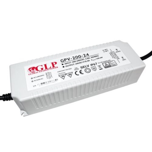 Alimentation LED étanche 200W 24V – étanche IP67 – GLP