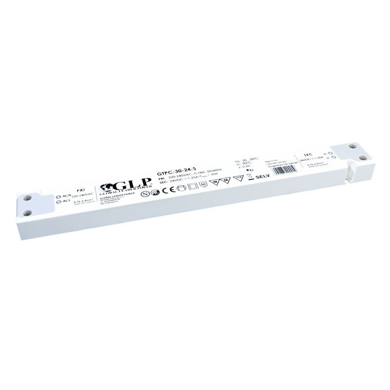 Alimentation LED 24V 30W – Extra Plate – GLP 1 Alimentation LED 24V 30W – Extra Plate – GLP