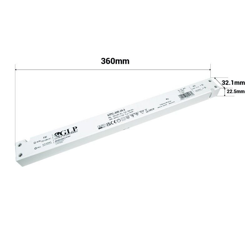 Alimentation LED 24V 240W – Ultra Extra Plate – Professionnel 2 Alimentation LED 24V 240W – Ultra Extra Plate – Professionnel