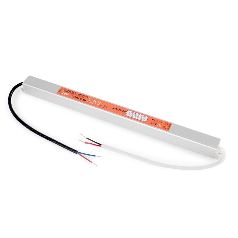 Alimentation LED 24V 72W extra plate - IP20 2 Alimentation LED 24V 72W extra plate - IP20 – Image 2
