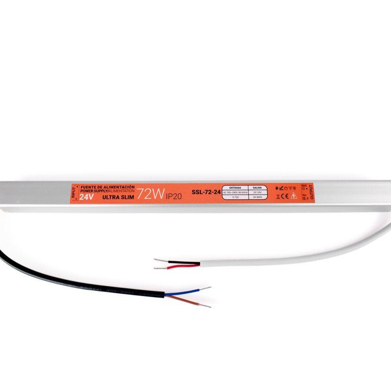 Alimentation LED 24V 72W extra plate - IP20 3 Alimentation LED 24V 72W extra plate - IP20 – Image 3